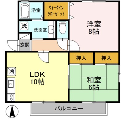 クレセントの間取り
