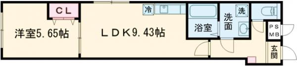 グランツ立川の間取り