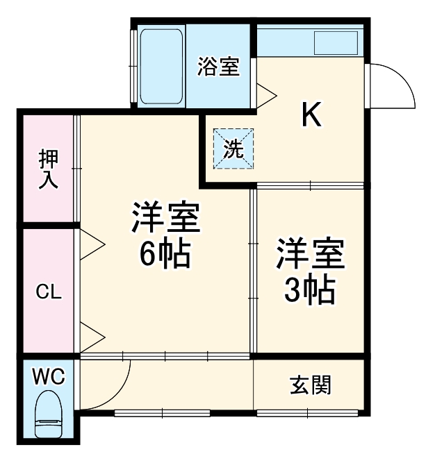 佐野町テラスハウスの間取り