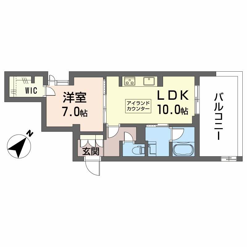 HINASA東鷹匠の間取り