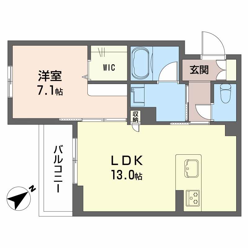 ＴＲＵＳＴ　ＭＡＩＳＯＮ　京の間取り