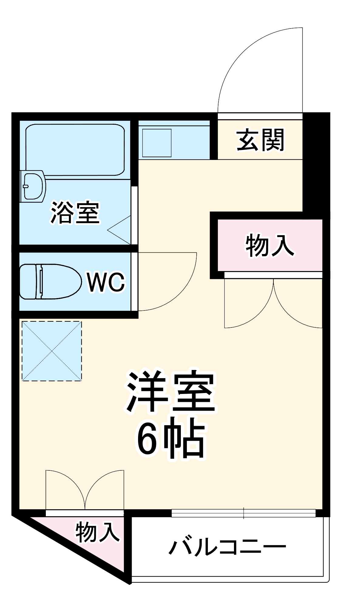 サンライズ我孫子の間取り