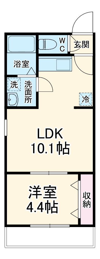リブフラットの間取り