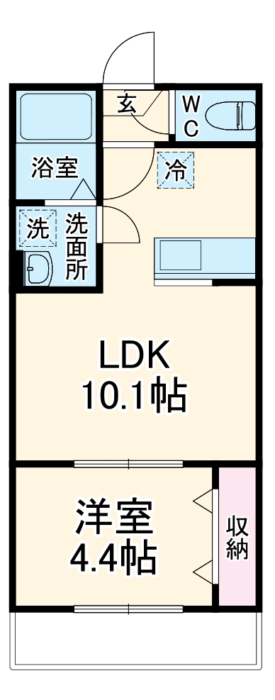 リブフラットの間取り