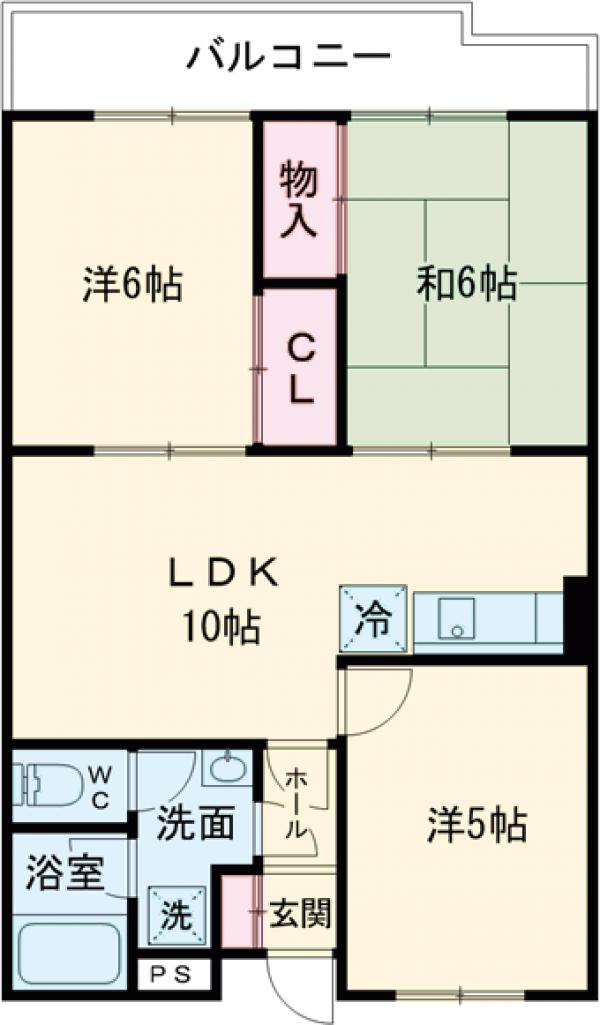 サンパラッツオ壱番館の間取り