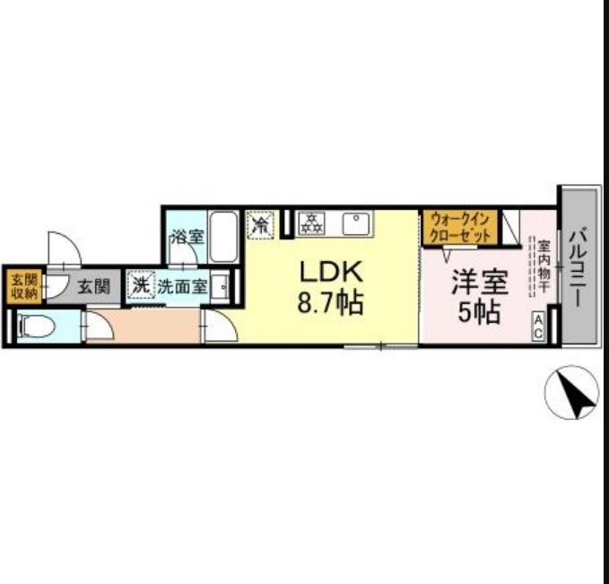 D-Bloom Courtの間取り