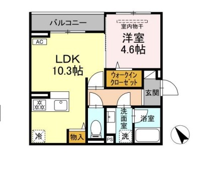 D-Bloom Courtの間取り