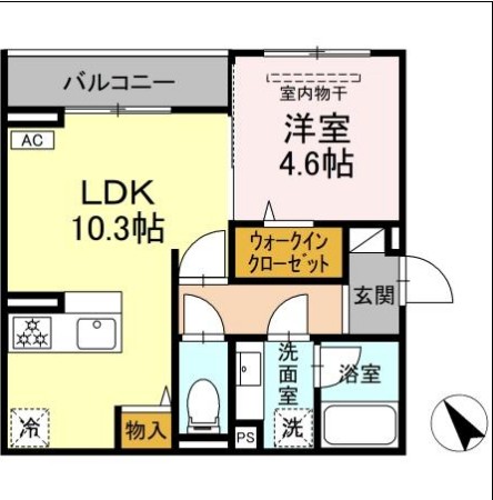 D-Bloom Courtの間取り