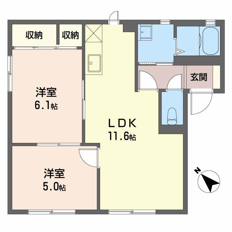 Green Hills 西尾の間取り