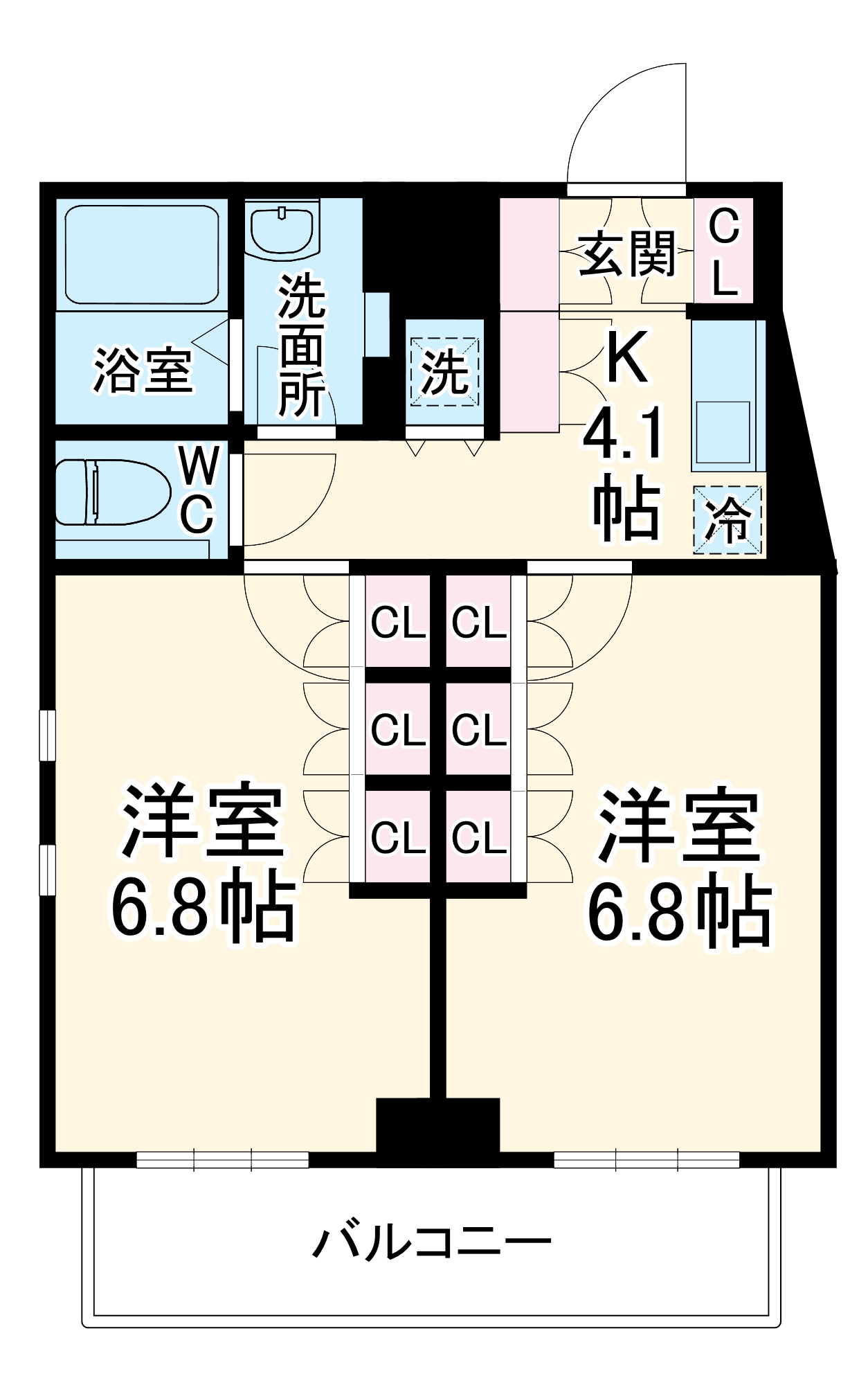 Floral名古屋の間取り