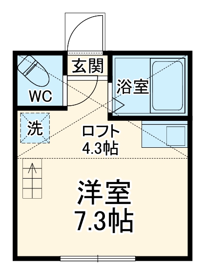 ユナイト追浜ローズウッドの間取り