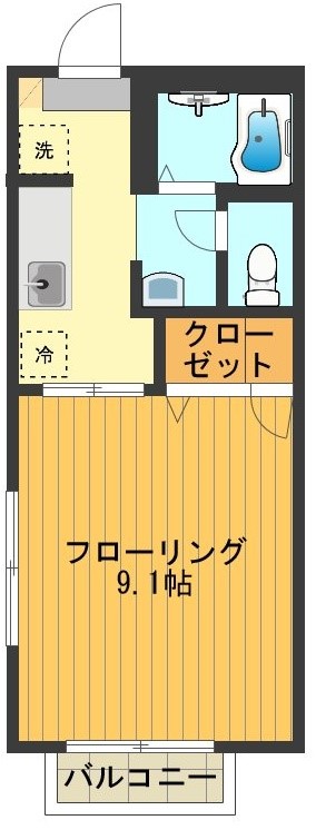 N・Sハイツの間取り