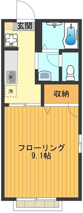 プラザコートⅡの間取り