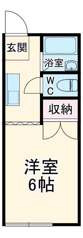 コーポラブリーCの間取り