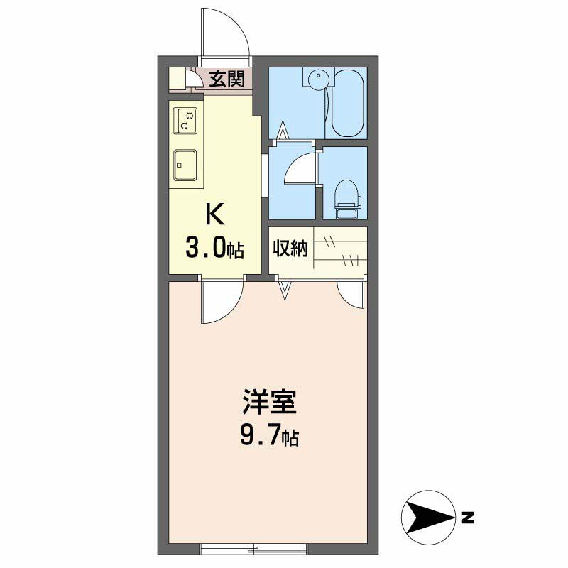 グリーンステージ信成Bの間取り
