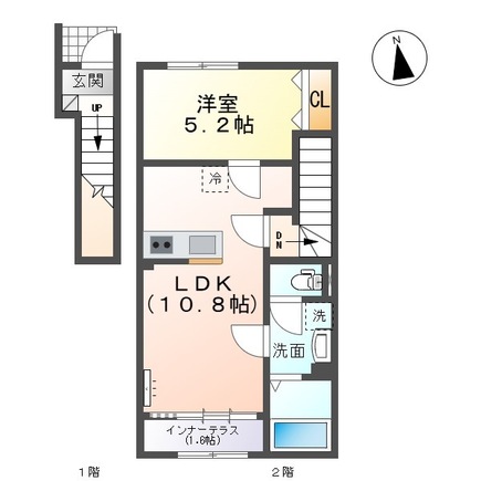 西五城新築アパートの間取り