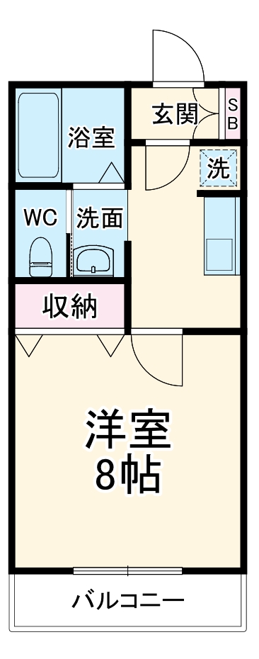 プティメゾン入船の間取り