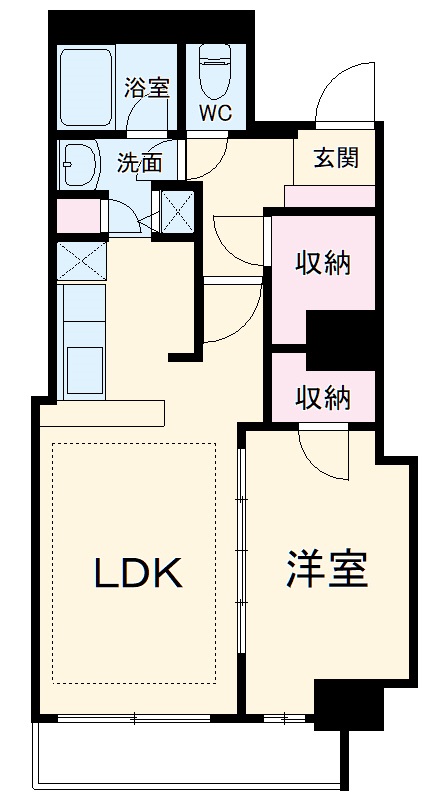 横濱ディアタワーの間取り