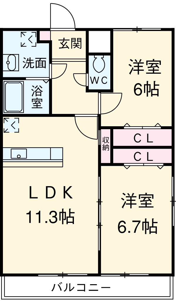 グランドガーデン藤ヶ丘EXの間取り