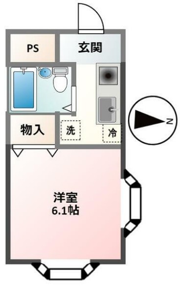 アビタシオンひぐちⅡの間取り