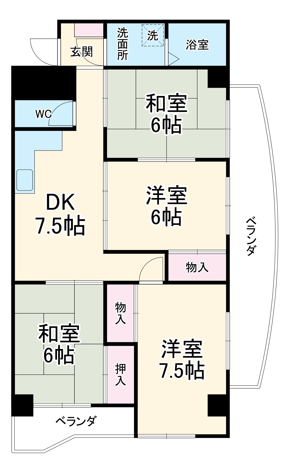 エステート23の間取り