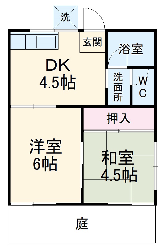 豊明ハイツの間取り