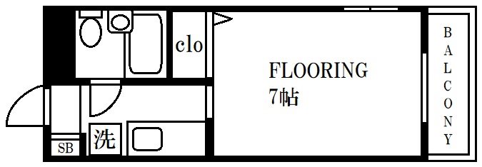 小柳町の完工年月(1994年3月)築の賃貸マンションの間取り
