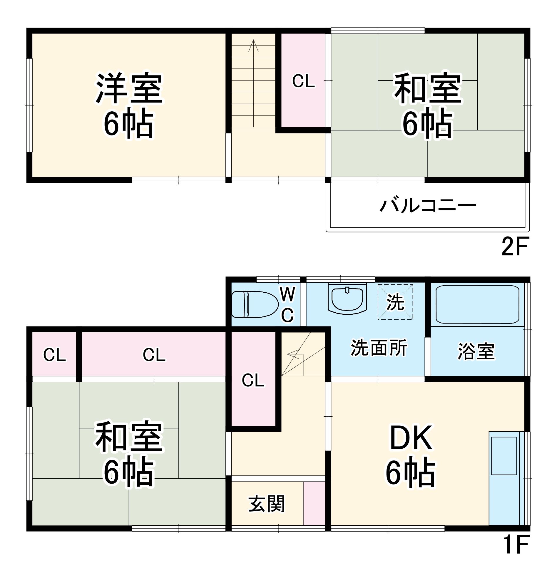 日野戸建ての間取り