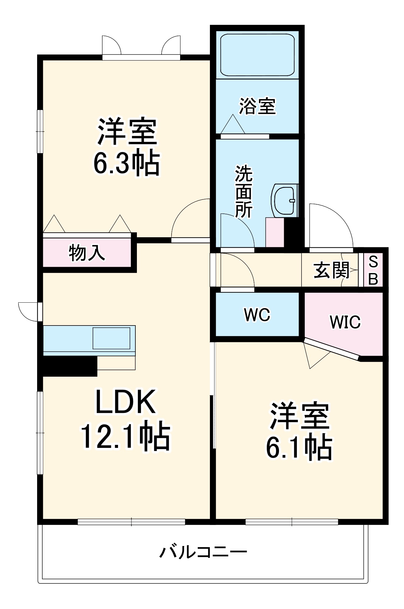 ヴェルデの間取り