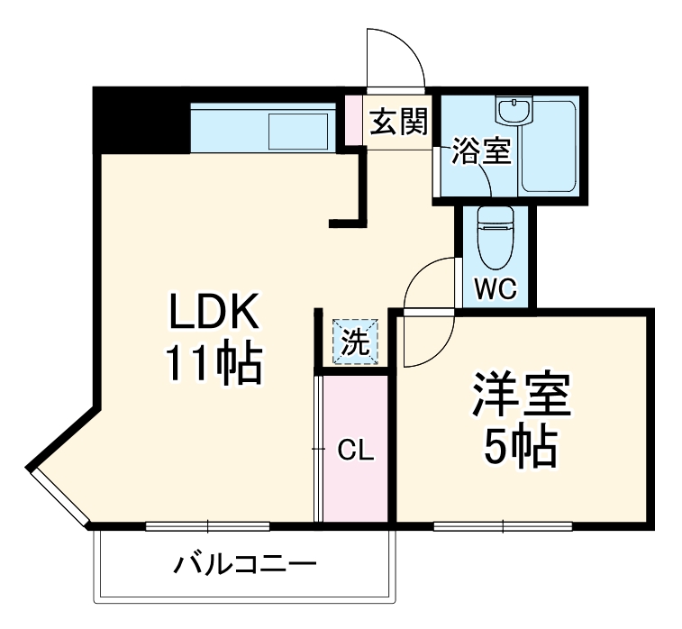 アーバンシティ壱番館の間取り