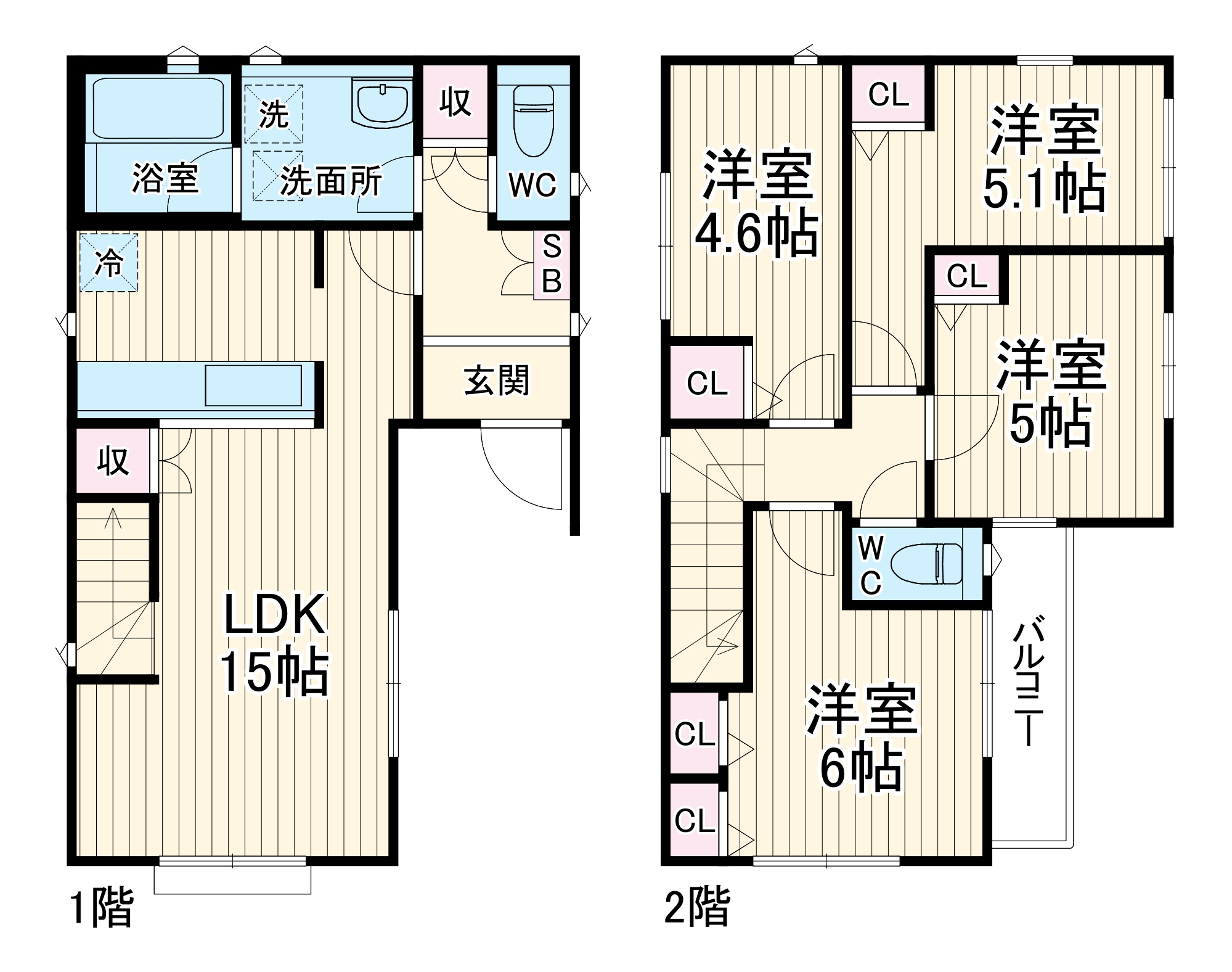 Kolet南鳩ヶ谷#02の間取り