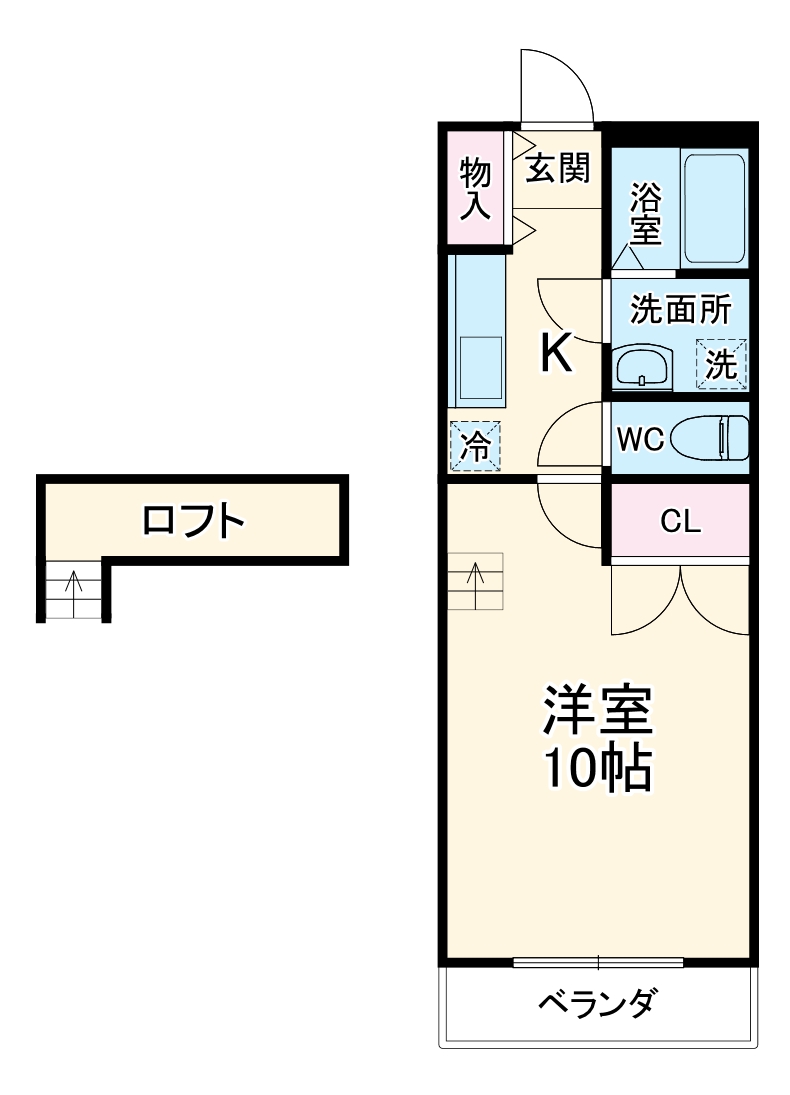グリーンバード3の間取り