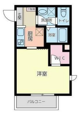 オーロラハイツ小向Ａ棟の間取り