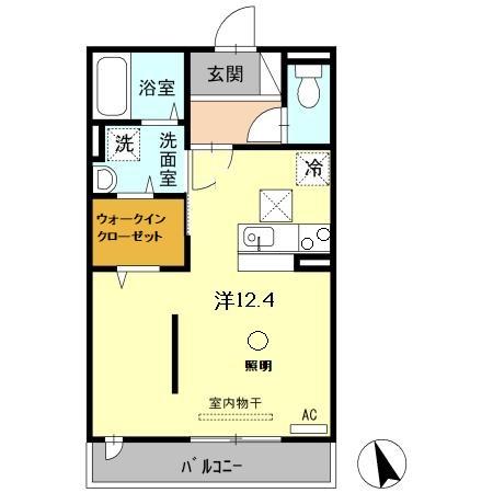 クレール鉢塚の間取り