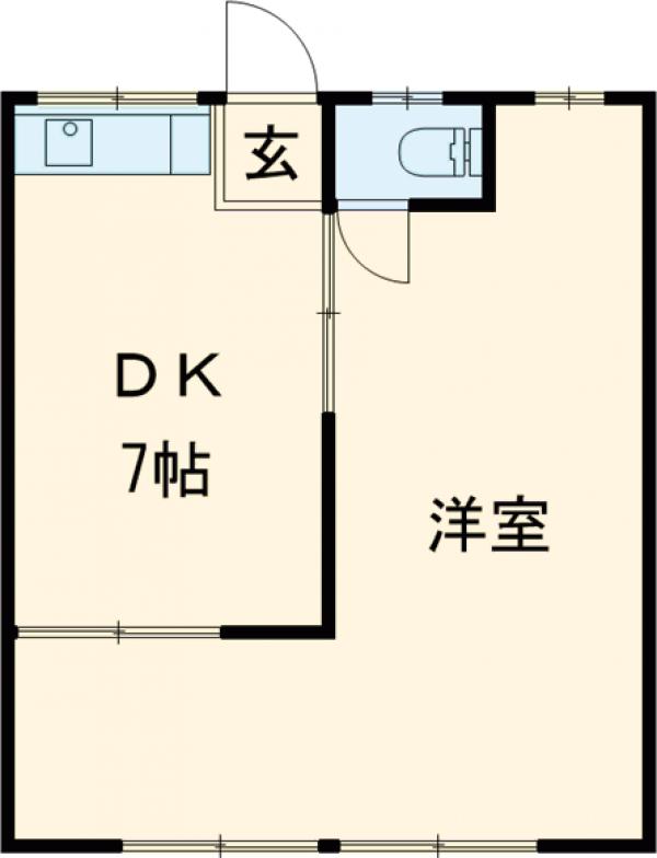 アサイハイツの間取り