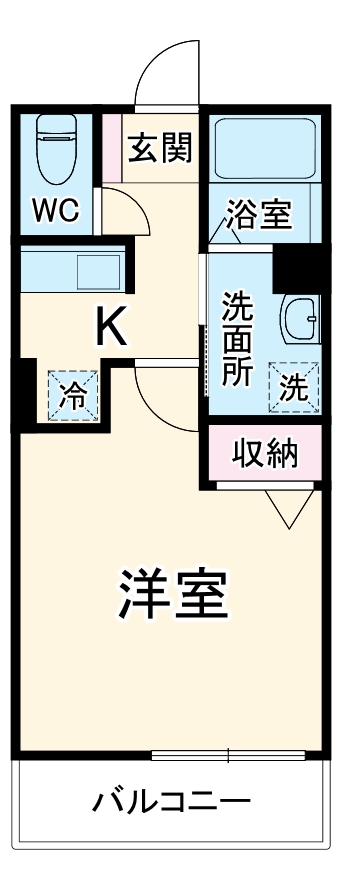 Farbe本厚木の間取り