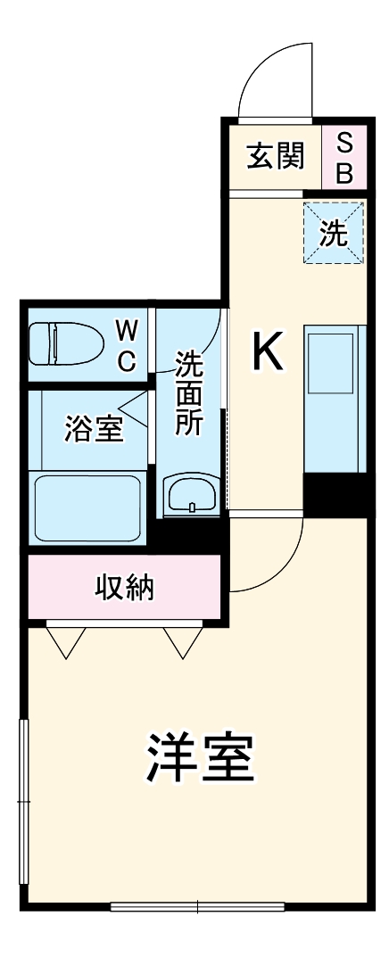 Farbe本厚木の間取り