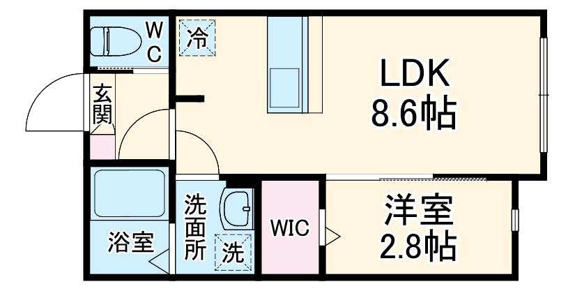 KEIAI RESIDENCE 北習志野Ⅲの間取り