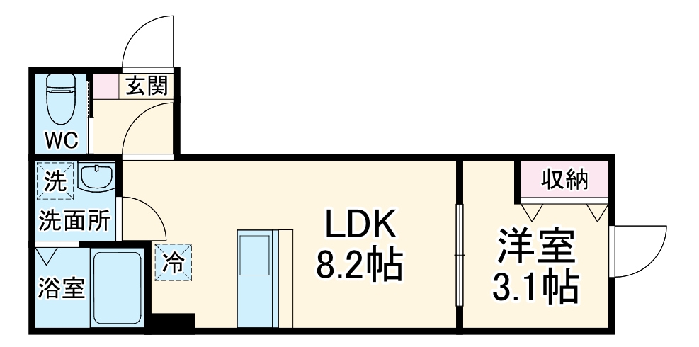 KEIAI RESIDENCE 北習志野Ⅲの間取り