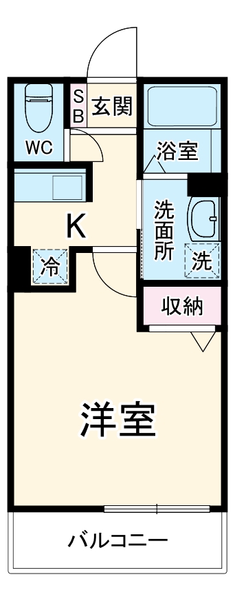 Farbe本厚木の間取り