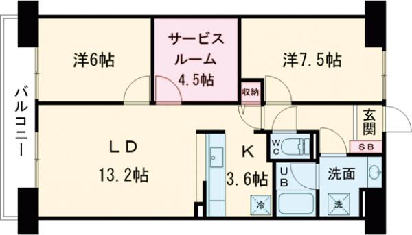 ドゥーエ南長崎の間取り