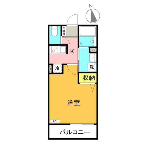 Farbe本厚木の間取り