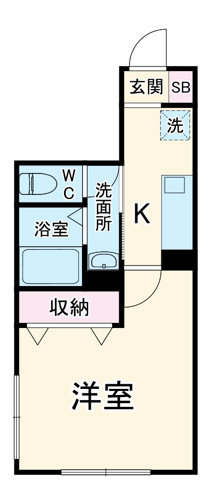 Farbe本厚木の間取り