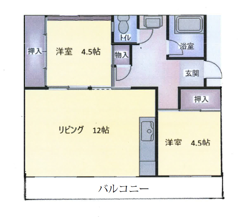 牧の原団地の間取り