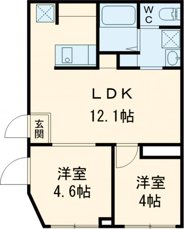 ペルアスペラ門前仲町の間取り