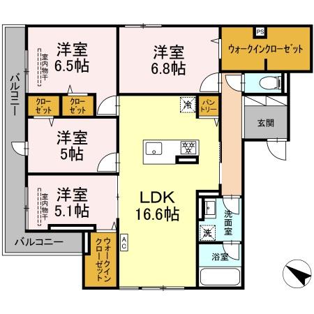 サン・クレールの間取り