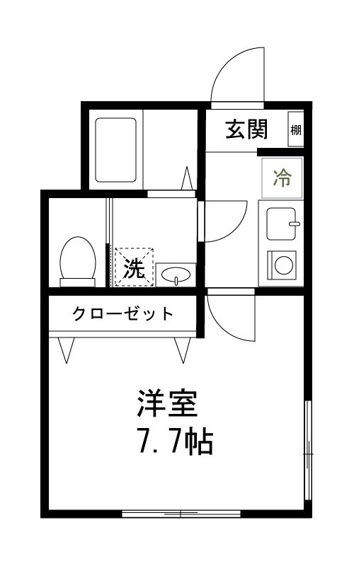 エンジェルの森北綾瀬の間取り