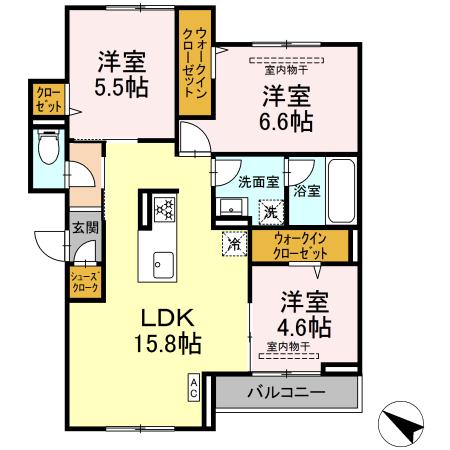 サン・クレールの間取り