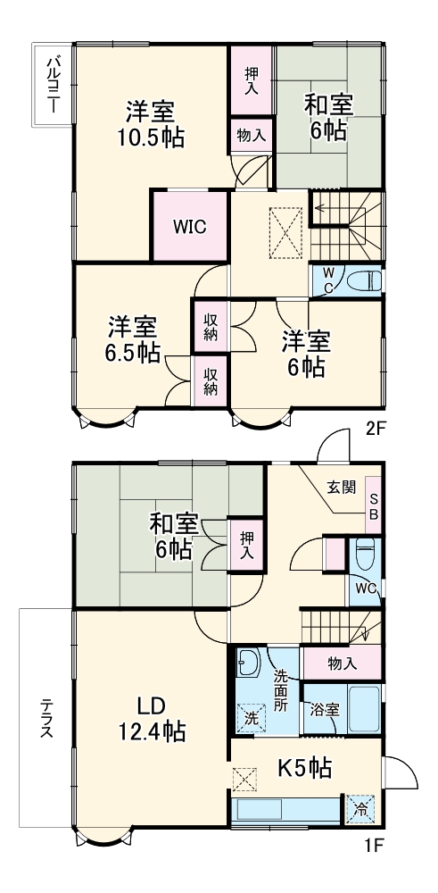 ゆりのき台5丁目戸建の間取り