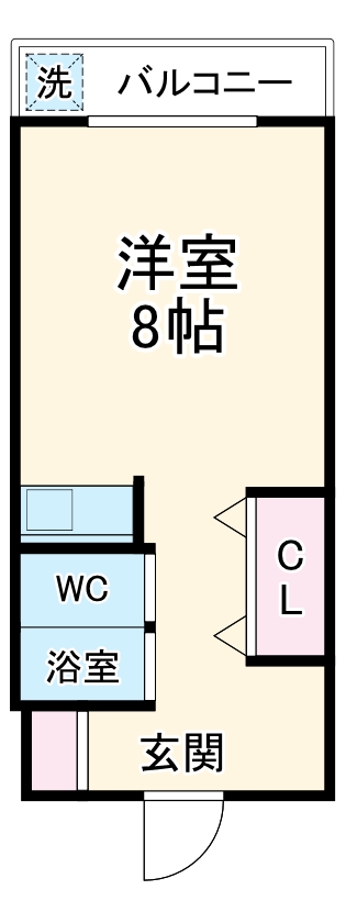 スカイハイツエサカの間取り